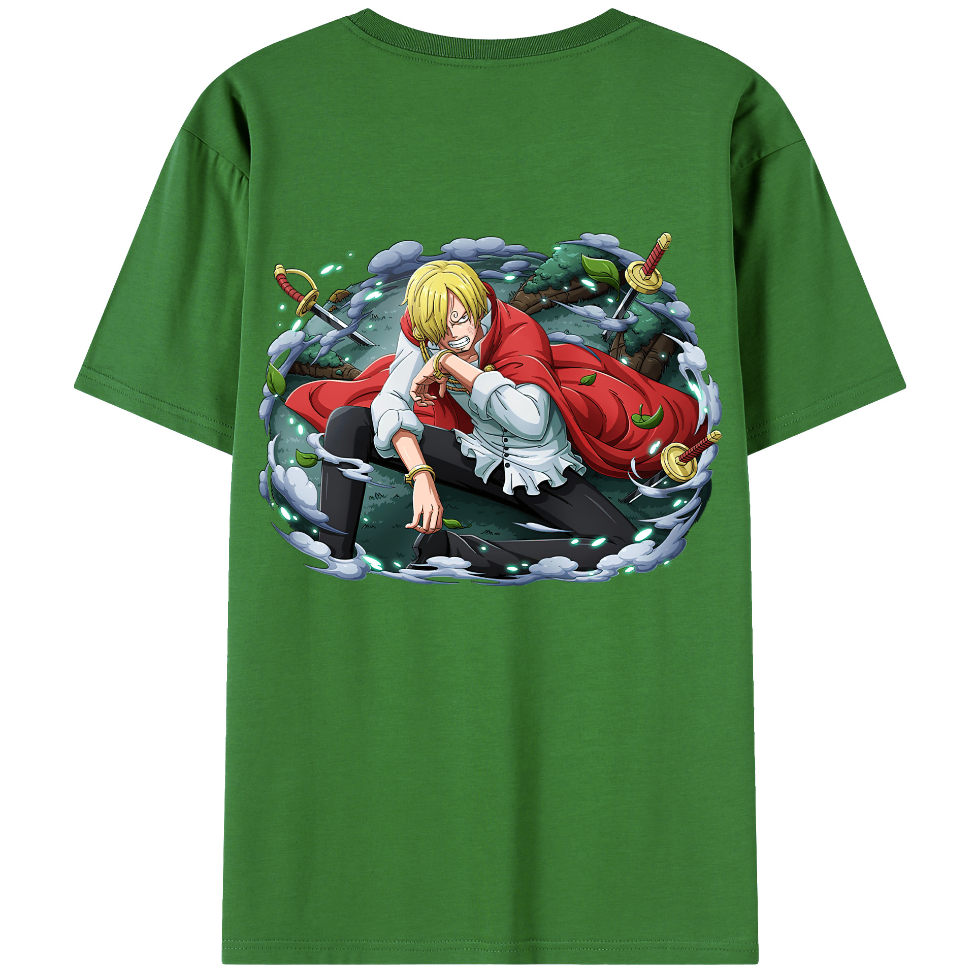 （画像用） ワンピース サンジ ONE PIECE Sanji レディース半袖Tシャツ(バックプリント)